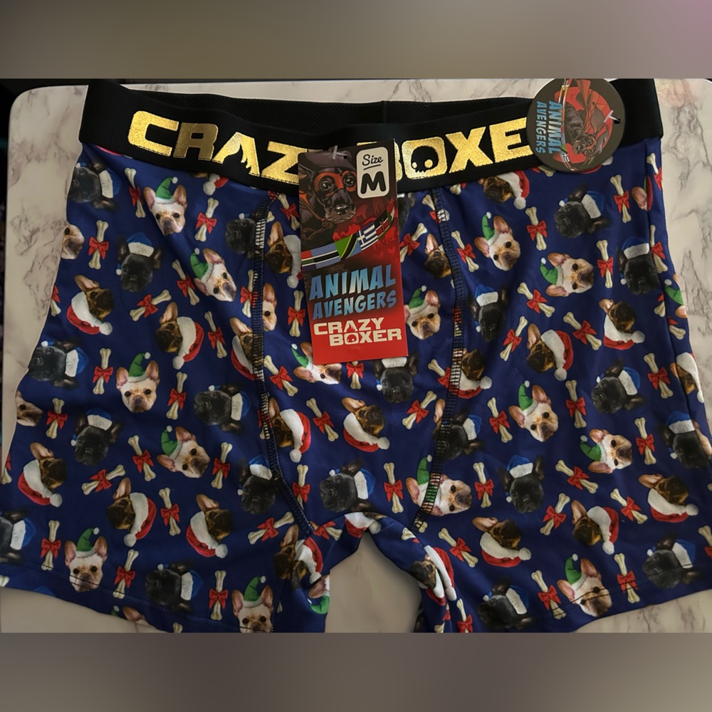 Crazy Boxer Dog Print